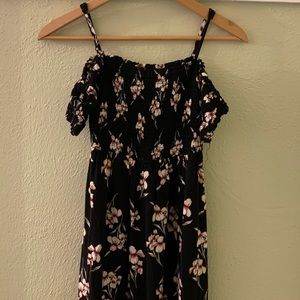 Off Shoulder Floral Dress